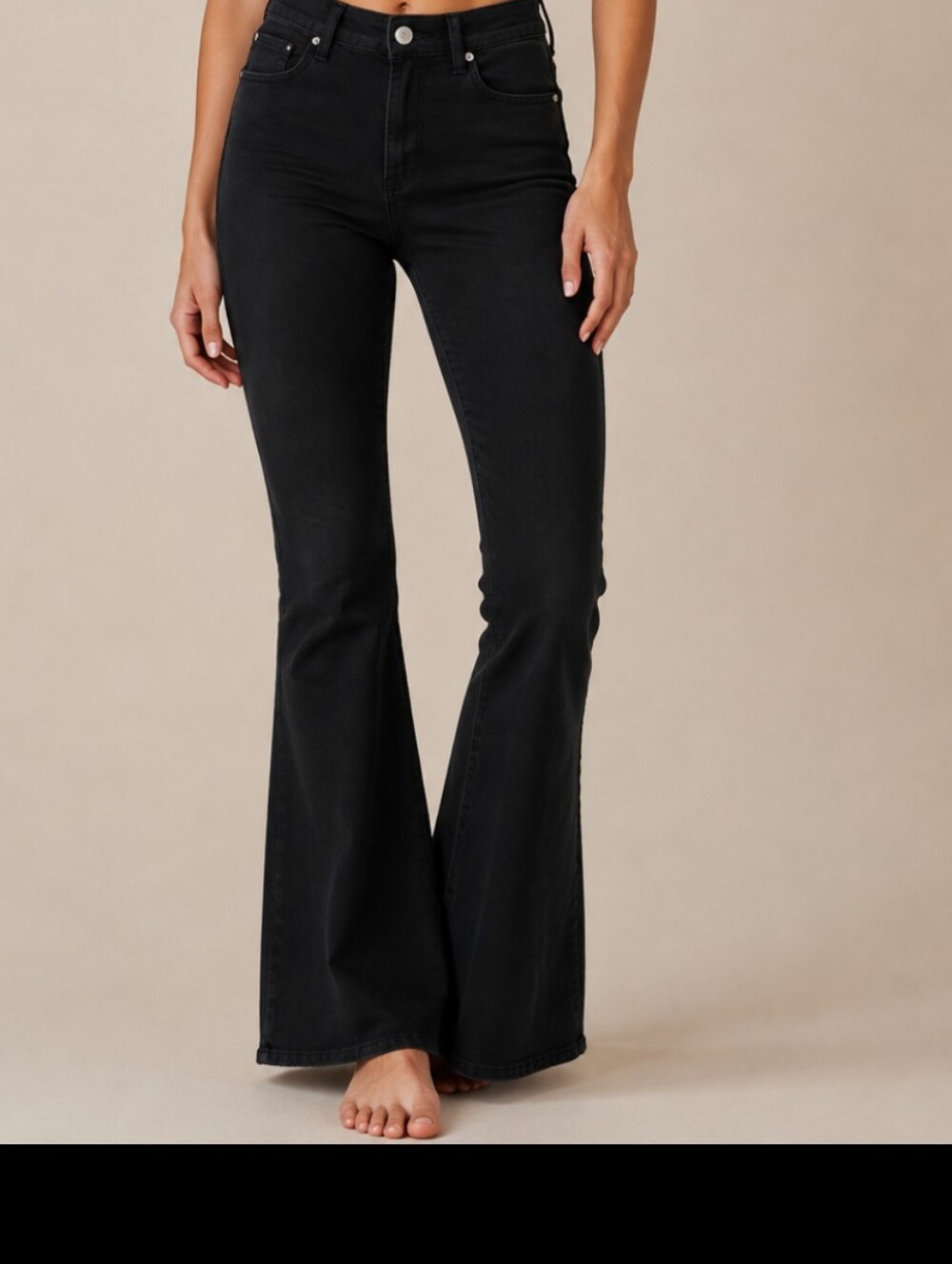 STS Blue High-Rise Mandy Black Flare Jeans *NWT *Size 31